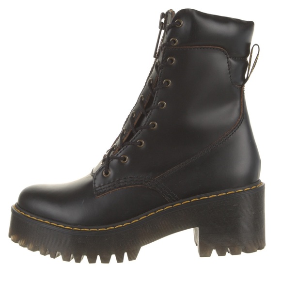 Dr. Martens Karmilla Mid-Calf Combat Boots Platform Black Limited Collection - Picture 6 of 7